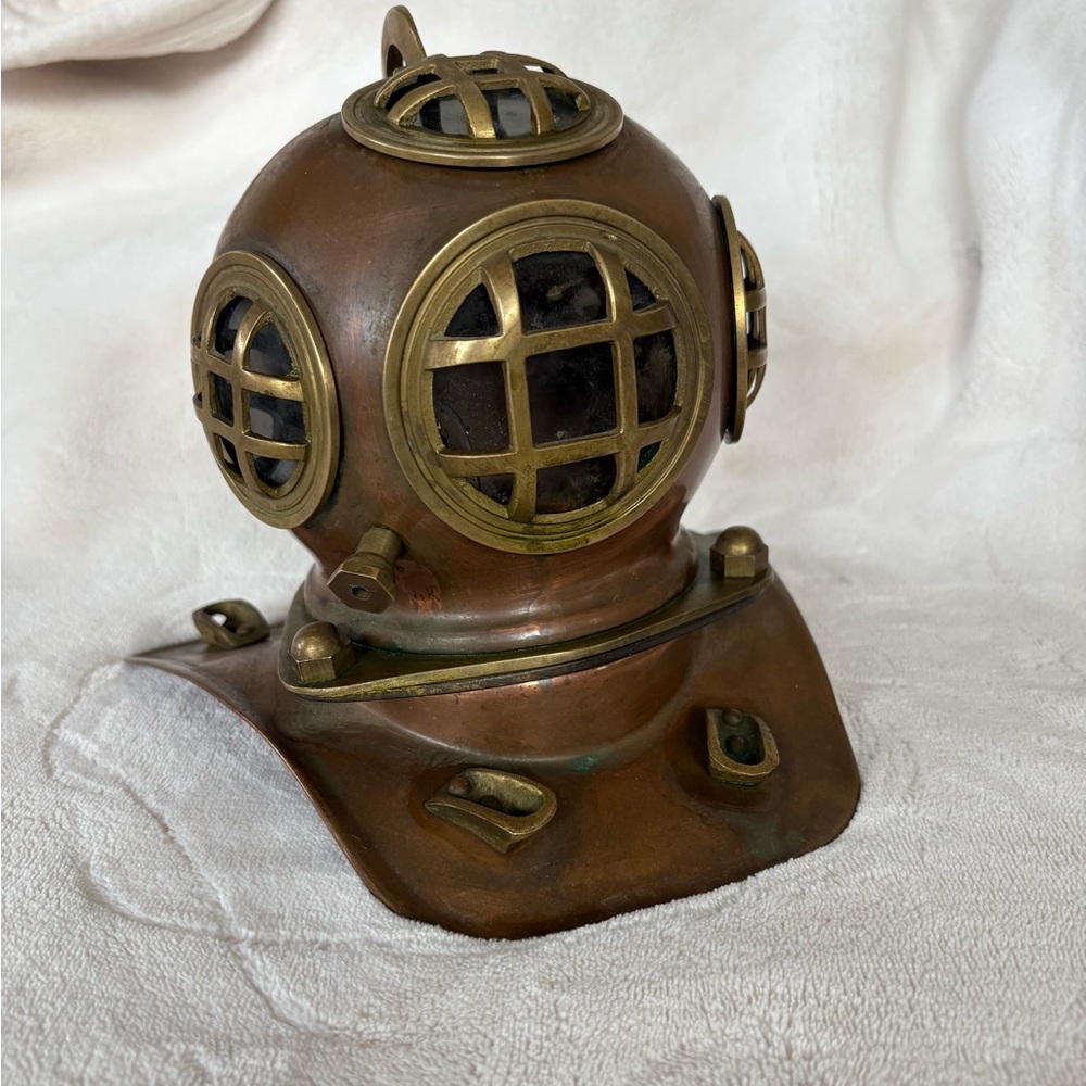 Vintage 1970s Authentic Rolex Watch Divers Helmet Store Display